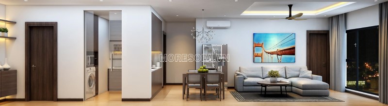 Ghế sofa góc nỉ hiện đại đẹp